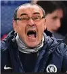  ??  ?? ‘CONFUSION’: Boss Sarri