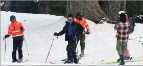  ?? ?? Rahul Gandhi skiing at Gulmarg on Wednesday. ANI