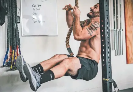  ?? COURTESY OF MAT FRASER ?? Three-time CrossFit Games champion Mat Fraser will compete for his fourth consecutiv­e Fittest on Earth title, which would tie a record set by Rich Froning Jr. in 2014.