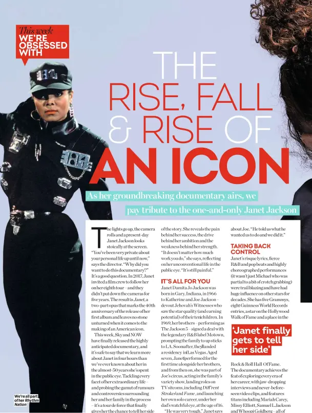  ?? ?? We’re all part of her Rhythm Nation