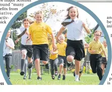  ??  ?? Daily Mile has lifted child fitness