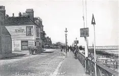  ?? Picture: Rory Kehoe ?? A postcard showing the Ship Inn in Herne Bay in 1897