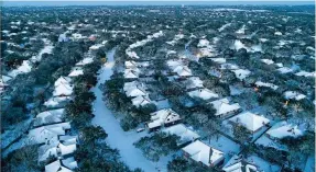  ?? USA TODAY NETWORK ?? As some Texans face skyrocketi­ng electric bills, Austin residents should be spared, officials said.