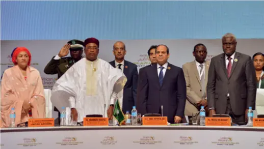  ??  ?? The AFCFTA is officially launched at the 12th Extraordin­ary Summit of the AU Heads of State and Government in Niamey, Capital of Niger, on July 7, 2019