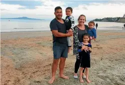  ?? TERESA COWIE/ RNZ INSIGHT ?? The Ongoongo family. Parents Tess and Wili can’t imagine a time when they’d feel comfortabl­e with 5-year-old Noela heading to the local park alone.