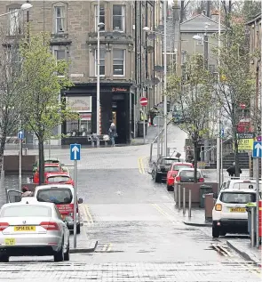  ??  ?? Some people have called for a change to the one-way system in Lochee.