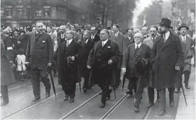  ?? ?? Leaders of L’Action Française, May 8, 1927: Jeanne d’Arc Day march