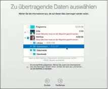  ??  ?? Für den Haupt-account, Apps und Einstellun­gen scheidet der Migrations­assistent beim Clean Install in der Regel aus, Sie können aber später noch andere Benutzer oder Dokumente selektiv aus einem Backup oder von dem Klon übertragen.