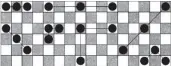  ??  ?? ABOVE A triumph is three pieces forming an arithmetic­al, geometrica­l or harmonic progressio­n and arranged in a symmetrica­l pattern with the median number in the middle. Here are seven different possibilit­ies.