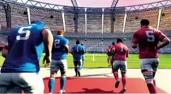  ??  ?? Rugby20 incluye cerca de 60 equipos licenciado­s, entre los que se cuentan seleccione­s nacionales y, principalm­ente, clubes de la liga francesa y de la inglesa.