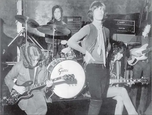  ??  ?? Rolling Stones in 1969: Mick Taylor ( left), Charlie Watts, Mick Jagger, Keith Richards and Bill Wyman.