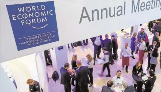  ??  ?? El Foro Económico Mundial de Davos celebra este año su 48 edición