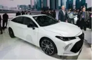  ?? JEWEL SAMAD/AFP/GETTY IMAGES ?? Toyota says its new Toyota Avalon is wider, lower and sportier.