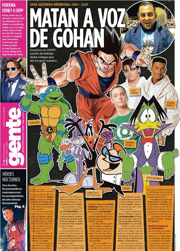 PressReader - Reforma: 2020-03-02 - MA­TAN A VOZ DE GOHAN