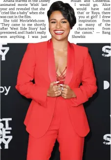  ?? — AFP file photo ?? DeBose arrives for the premiere of Steven Spielberg’s ‘West Side Story’ at the El Capitan Theatre in Los Angeles on December 7, 2021.