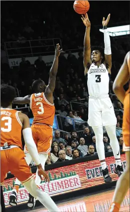  ?? File photo ?? If David Duke, right, and the Providence Friars are to play a Big East campaign, they might have to do it from inside a bubble to keep players healthy.