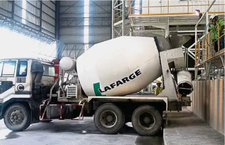  ??  ?? Positive call: AffinHwang Capital is positive Lafarge’s current management under Yeoh will be able to improve company’s cost efficiency and financial standing.