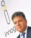  ?? FOTO: AFP ?? Innogy-Chef Uwe Tigges versucht zu beruhigen.