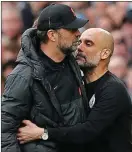  ?? ?? Down to the wire: Jurgen Klopp and Pep Guardiola can lead their sides to glory