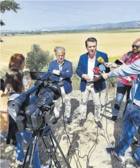  ?? CÓRDOBA ?? El candidato del PP, José María Bellido, ayer en La Rinconada.