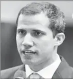  ??  ?? Juan Guaido