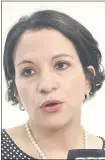  ??  ?? Lea Giménez, ministra de Hacienda.