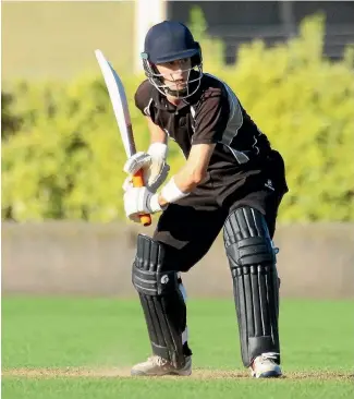  ??  ?? Central Districts batsman Brad Schmulian broke a record held since the late 19th century with his double ton against Northern Districts yesterday.