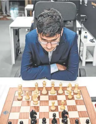  ?? // FIDE / STEV BONHAGE ?? Alireza Firouzja, en el torneo de Candidatos de Madrid