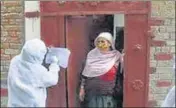  ?? HT FILE ?? Around 3,000 health workers in Srinagar will be tested for immunoglob­ulin-G levels.