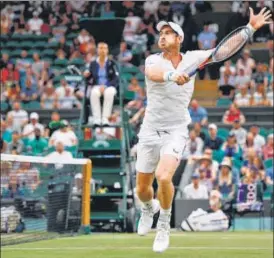  ?? GETTY IMAGES ?? Andy Murray is practising singles in Washington and is also lined up to play doubles at the Rogers Cup in Toronto next week.