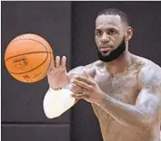  ?? Harry How Getty Images ?? “I’M NOT a very patient guy, but I understand that I have to be patient right now,” LeBron James said.