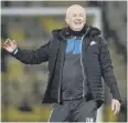  ??  ?? 0 Livi boss David Martindale celebrates at full-time