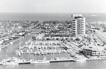  ?? PIER 66/COURTESY ?? Donald Trump, former Forbes Magazine publisher Malcolm Forbes, journalist Walter Cronkite and crooner Frank Sinatra have all docked their yachts in the hotel’s marina over the years.