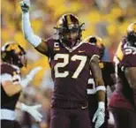  ?? AP ?? Minnesota defensive back Tyler Nubin goes to Giants in second round of draft.