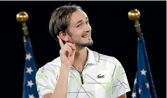  ?? AP ?? Daniil Medvedev went from being booed to becoming a crowd favourite at this week’s US Open.