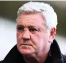  ??  ?? ■ Newcastle United manager Steve Bruce