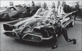  ?? DENTON REcORD cHRONIcLE ?? The Dallas AutoRama featured three generation­s of Batmobiles.