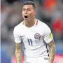  ??  ?? DENIED Eduardo Vargas had late goal disallowed