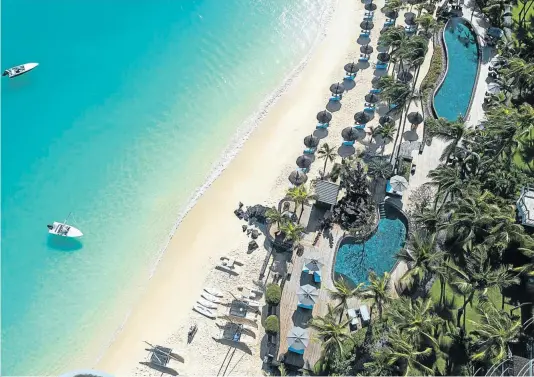  ??  ?? Royal Palm in Mauritius, Beachcombe­r’s flagship, is the ultimate luxury destinatio­n.