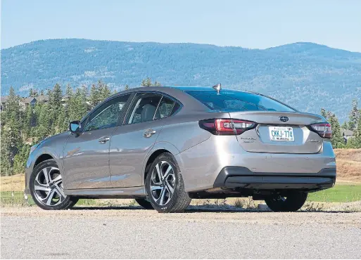  ?? JIM KENZIE PHOTOS FOR THE TORONTO STAR ?? The Subaru Global Platform provides a myriad of benefits, notably a much stiffer body for improved vehicle dynamics.