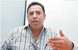  ?? FOTO: EL HERALDO ?? El presidente de la organizaci­ón sindical, Héctor Escoto, dijo que por política se busca que el IHSS pague los platos rotos y se meta a problemas.