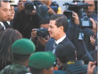  ?? OCTAVIO HOYOS ?? El presidente Peña Nieto tuvo un diálogo digital con el influencer Chumel Torres.