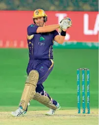  ??  ?? Quetta Gladiators star player Shane Watson