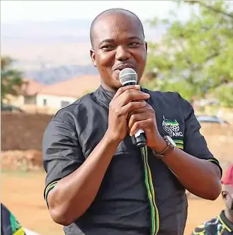  ?? ?? Limpopo ANC provincial spokespers­on Donald Selamolela is challengin­g his former allies after he was snubbed for the provincial treasurer position.