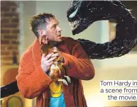  ?? ?? Tom Hardy in a scene from the movie.