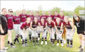 ?? CHRISTINA MORETON SPECIAL TO THE ENTERPRISE-LEADER ?? Lincoln's softball team finished as 3A Region 1 Runner-up with a 13-11 loss to Booneville in the championsh­ip game played at Greenland on Monday, May 9. The Lady Wolves took a No. 2 seed into the Class 3A State tournament at Harrison and reached the quarterfin­als.