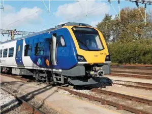  ?? RICHARD CLINNICK. ?? Northern 195103 stands at Edge Hill on October 23 2018. The trains have been undergoing main line testing for several months, but testing has been suspended after a problem was found with the couplings. The ORR says the industry needs to co-operate to assist with the introducti­on of the various new fleets.