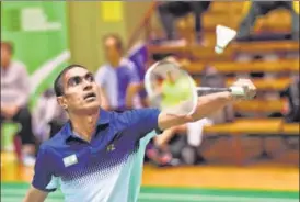  ??  ?? World No. 1 para shuttler Pramod Bhagat is hoping to win a medal at the Paralympic­s.