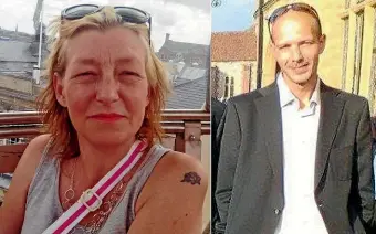  ??  ?? Charles Rowley, 45, and his girlfriend, Dawn Sturgess, 44, were poisoned by the Russian nerve agent Novichok.