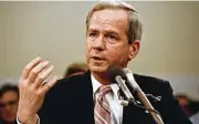  ?? LANA HARRIS / AP 1987 ?? Robert C. McFarlane, a top aide to President Ronald Reagan who pleaded guilty to charges for his role in an illegal arms-for-hostages deal known as the Iran-Contra affair, died Thursday. He was 84.